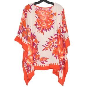 Theodora & Callum Kimono Top Floral Boho Resort Cottage Festival One Size Plus